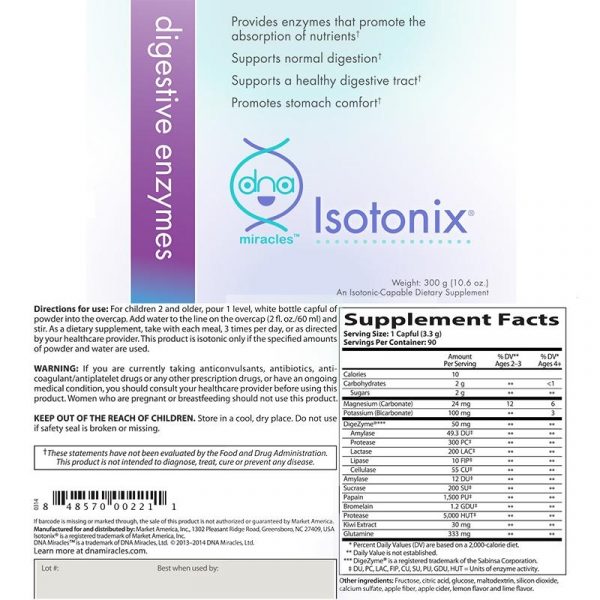 DNA Miracles™ Isotonix® Digestive Enzymes Suns Acupuncture